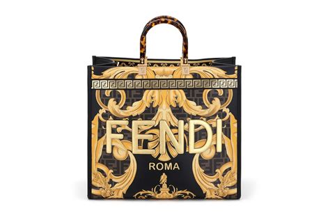 versace and fendi collab|fendi versace bag.